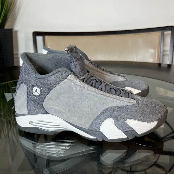 Nike Air Jordan 14 Retro FlintGrey White Size 11